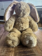 Vintage Build-A-Bear 1997 Bunny Rabbit Brown Floppy Pink Ears 19 Inches Retired