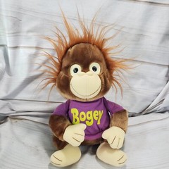 Shirt Tales Bogey Monkey Plush Purple Top Stuffed Toy Hasbro 12 Inch 1981