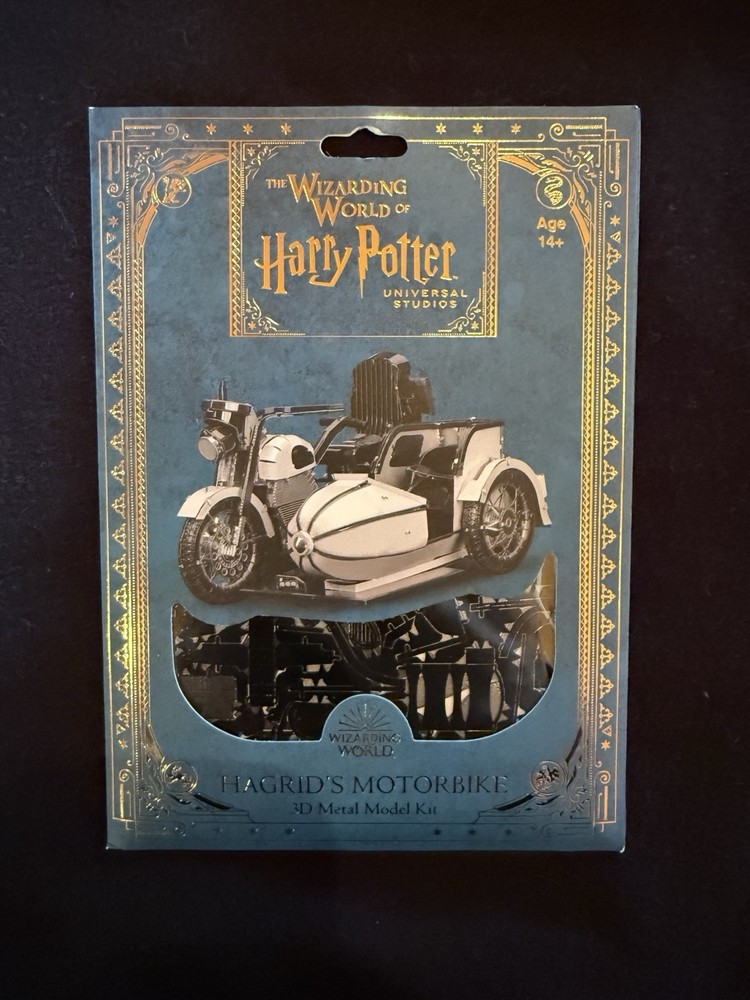Universal Studios Harry Potter Hagrid Motorbike Metal Earth Model Kit New Sealed