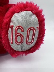 FAO Schwarz 160 Years of Toys Glitter Bear Plush Stuffed Animal Toy 12”