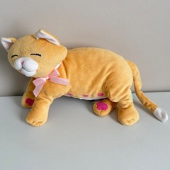 Manhattan Toy Nursing Nana Cat Plush Magnetic Mother with 3 Kittens Orange 16″