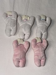 Puppy Surprise Baby Puppies LOT of 5 Plush Pink White Blue Dog Replacement Baby