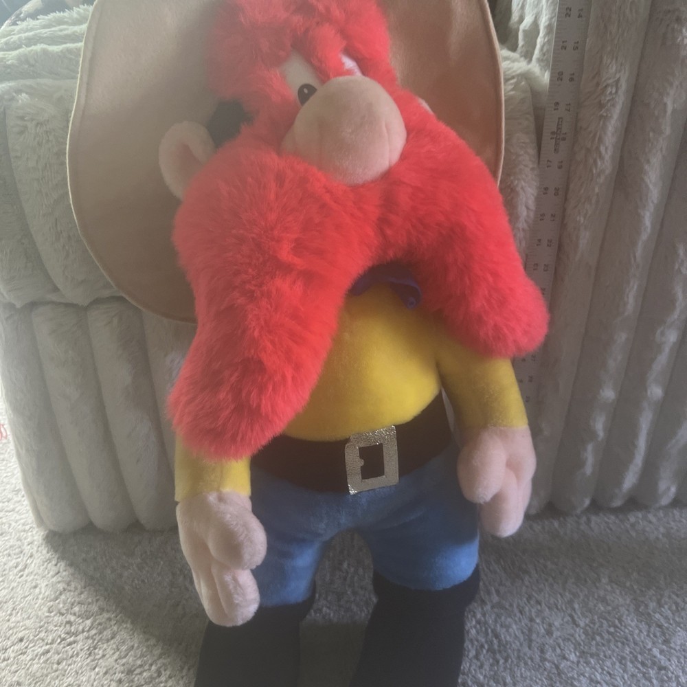 Yosemite Same Warner Bros Mighty Star Looney Tunes Bean Plush Large 24” 1990