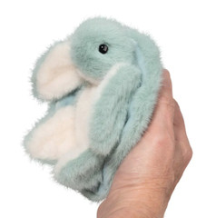 Douglas Cuddle Toys Aqua Turtle Lil’ Baby Handful Plush Stuffed Animal Toy, 6″