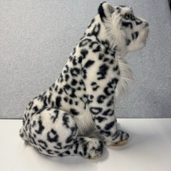 Vtg 18” Snow Leopard 1988 Applause Plush Realistic Wild Cat WWF Stuffed Animal