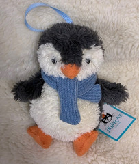 Jellycat Amuseables Peanut Penguin Plush Bag Charm Keychain Cute Gift NWT