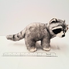 Demdaco Nat & Jules Woodland Critter Plush Life Like Raccoon Small Plush Toy New