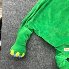 Cuddle Covers Dinosaur Buddy Cover Green Plush Animal Pillow Case