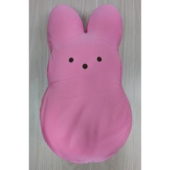 Peeps Plush Bunny Microbead Pillow Pink Easter Bunny Stuffed Animal Soft Toy