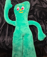 24″Jumbo Plush Gumby Classic Claymation Toy for Fans, Kids, or Pets