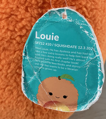 Squishmallows Louie The Mango Fuzzmallow Official Kellytoy Plush 12″ Ultrasoft