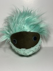 Mimbleball: The Cuddly, Comforting Companion- Theo Plush Aqua Fuzzy Hair