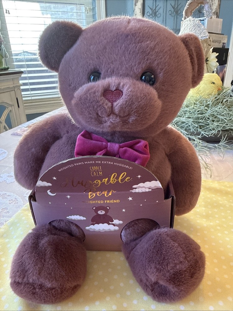 Cuddle & Calm Weighted Friends Huggable Bear New In Box