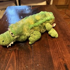 GANZ Webkinz Green Plush Crocodile Stuffed Animal HM215 No Code Alligator