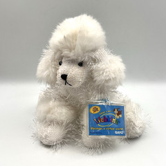 NEW SEALED Webkinz Ganz WHITE POODLE Dog HM014 Plush Stuffed Animal UNUSED Code