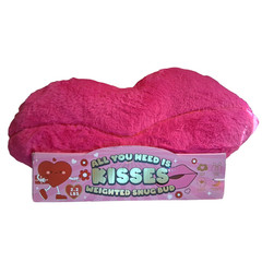 ALL YOU NEED IS KISSES PINK LIPS WEIGHTED SNUG BUD