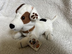Vintage Dennys Wishbone Plush Bean Bag Stuffed Animal Dog NWT Book Series PBS