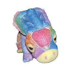 Dinotopia Vintage Dinosaur Plush Triceratops 23 Alpha Series Hallmark 2002