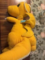 Vintage Walmart Pokemon Dragonite Pillow Pal Plush 26”