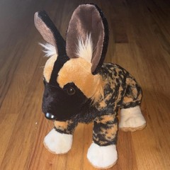 African Wild Dog Hyena Plush 12 Inch Wild Republic Cuddlekins Collection