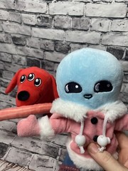Web Comic Book Alien Being’s Strange Planet Plush Figures Lot Of Two