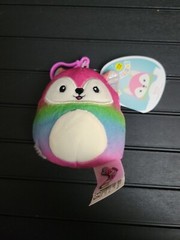 Original Squishmallows 3.5″ Clip-on A Clip Xenia The Fox