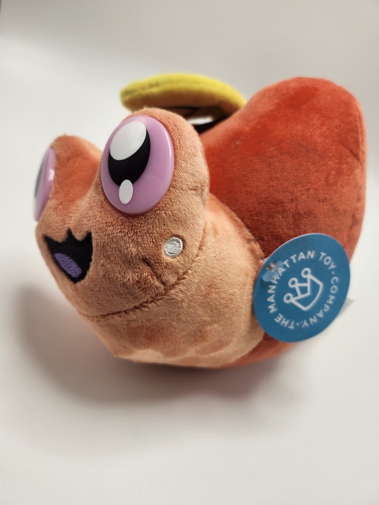 Manhattan Toy Company Orange Morphies Snappafire Snail Apple Hybrid Plush W/Tag