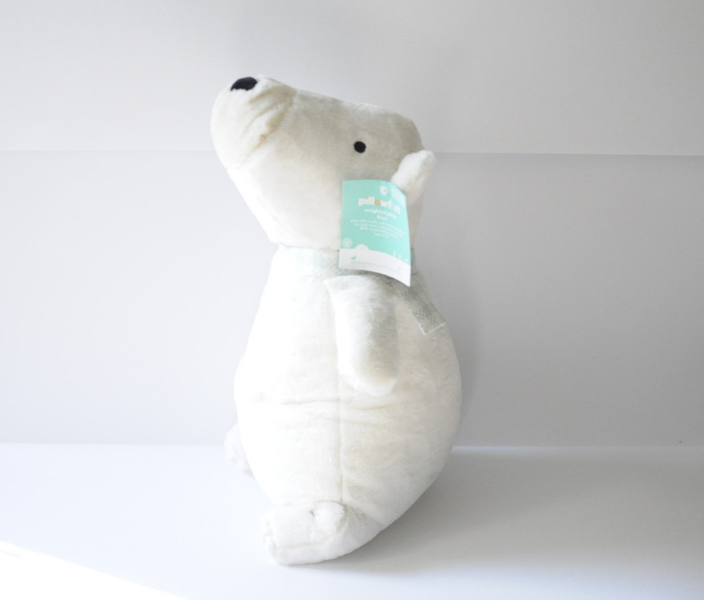 Pillowfort Weighted Plush Stuffed Animal Polar Bear White NWT Target Sensory