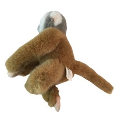 K&M International Antuca Squirrel Monkey Plush 9″ Hanging Stuffed Animal Toy