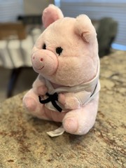 Redemption Plus “PoRK ChOP” plush With White gi- Pre Owned