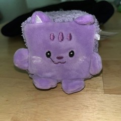 Animal Adventure Stuffed Square Mini Cat Purple Super Soft Plush Toy 2023