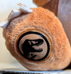 Universal Studios Jurassic Park Brown T Rex Tyrannosaurus Dinosaur Plush Toy 14″