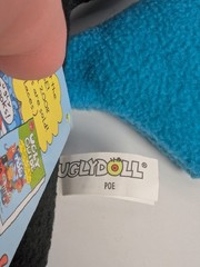 Pretty Ugly Plush Poe Black & Blue Uglycon 25 Piece Limited Edition LE Uglydoll
