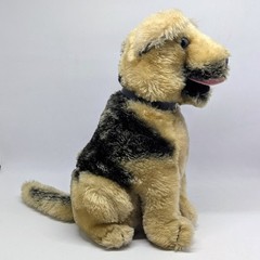Vintage Dakin German Shepherd Dog Plush Stuffed Puppy with Collar