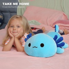 Original Axolotl Plush Cute 13 inch Stuffed Animal Soft Blue Pillow Kawaii Pl…