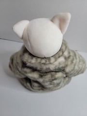 Russ Target White Plush Cat Kitty 14″ W/Baby Kitty 6″ Fur Coat Stuffed Plush