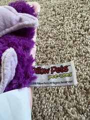 2010 Pillow Pets Pee-Wees Fluttery Butterfly, Plush Stuffed Toy, NWT, Retired