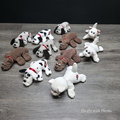 Vintage 1980’s Tonka Pound Puppies And Purries Lot – 8 Puppies And 3 Purries