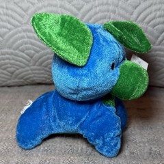 NWT 2004 VTG Kuddle Me Toys Kellytoy Bean Pets Pig Bird Velour 6” Plush Lot Of 2