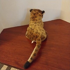 Hosung N.Y. Inc. Cheetah Leopard Stuffed Animal Realistic Laying Hard Head 14″