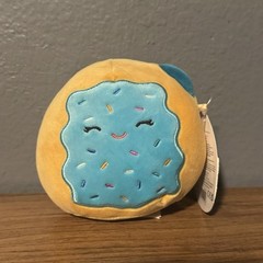 Squishmallows Erissa Donut Pop Tart Cookie Blue Frosting Sprinkles Plush Stuffed