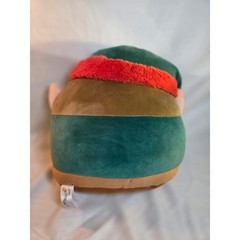 Squishmallows Elliot the Christmas Elf 8 Inch Holiday Plush Green Red Bow Tie