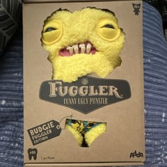 Fuggler Funny Ugly Monster Budgie Fuggler Edition Plush, Yellow Small Boxed #38