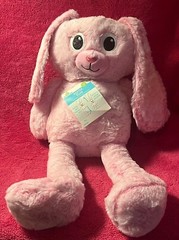 TikTok Plush Pink Expandable Pullable Ears & Legs Bunny Rabbit NEW!