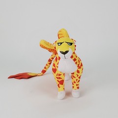Disney Elena of Avalor Mingo Jaquin Plush Yellow Orange Winged Jaguar 8 inch