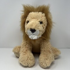 Aurora Lion Plush Stuffed Animal Toy Soft Brown Tan White Chin 13in.