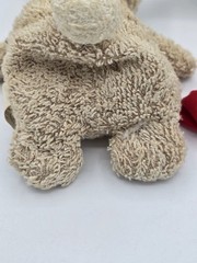 VTG Russ Berrie Home Buddies Nibbles Bunny Plush 5” Terry Cloth Beanie Tush Tag