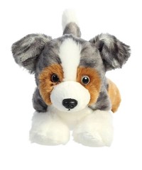 Aurora Flopsie Arlo Australian Shepherd Baby Toddler Plush 12” Stuffed Animal