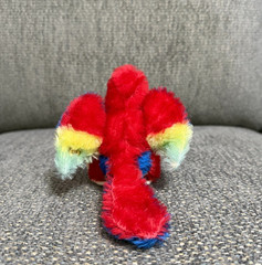 Steiff Lora Parrot 033148 Historic Miniature 12cm Mohair Bird Plush All IDs
