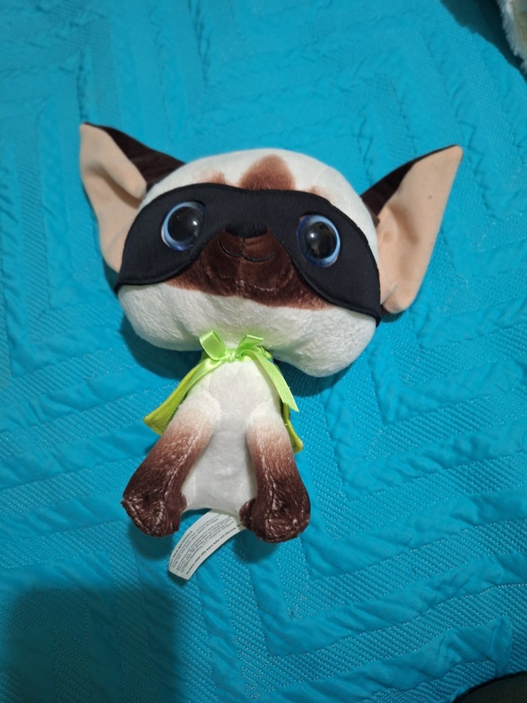 Kohl’s Cares Skippyjon Jones 10” Siamese Cat Plush Chihuahua Dog Mask Cape B12
